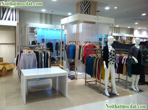 Hoàn thiện thi công showroom thời trang Grazia